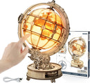ROKR 3D Wooden Puzzles for Adults-LED Illuminated Wooden Globe Puzzle-Model Building Kits-Room Decor for Teen Girls Boys Women Men — 1