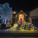 BlcTec Christmas Net Lights, 360 LED 9.8ft x 6.6ft Outdoor Christmas Lights with 8 Modes, UL Certified, Timer, Connectable, Waterproof for Bushes, Trees, Shrubs Yard Outdoor Xmas Decor, Multicolor — 7