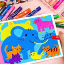 Artecho Tempera Paint Sticks, 24 Colors, Washable, Non-Toxic | 24 Vibrant Colors — 4