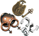 Sumind 3 Pieces 3D Metal Brain Teaser Puzzles Games — 1
