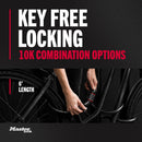 Master Lock 6 ft Cable Bike Lock 4-Digit Combination 1/2 in Diameter 8122D | 6' x 1/2" — 2