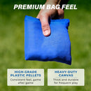 GoSports Official Regulation Cornhole Bean Bags Set of 8 – for Competitive Cornhole Games - All Weather - American Stars and Stripes or Red and Blue — 5