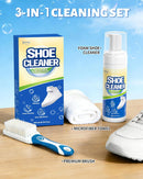 Jevvu Shoe Cleaner, Shoe Cleaning Kit with Brush & Towel for White Shoes — 8