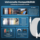 USB C to USB C Cable 6FT+10FT 2Pack 60W iPhone 17 16 15 Charger Cord Long Type C to C Cable Fast Charging for Apple iPhone 17 16 15/Pro/Pro Max/Plus/iPad Pro Air/MacBook/Air/Mini/Samsung Galaxy 6