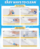 Jevvu Shoe Cleaner, Shoe Cleaning Kit with Brush & Towel for White Shoes — 6