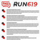 Run 619 Zero Drop Shoe Insoles | Regular Width | 3mm Firm Flat Inserts — 5
