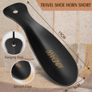 NINEMAX Metal Travel Shoe Horn 7.5 Inch | Black 1-Pack — 2
