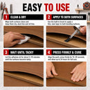 Contact Cement Adhesive, Neoprene Glue with Brush for Wood Leather, 4.16 Oz — 6