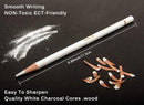 Brusarth White Charcoal Pencils Drawing Set, Professional 6-Piece Sketch, Highlight, Shading, Blending Set for Beginners & Artists — 3