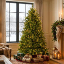 National Tree Company 6ft Pre-Lit Dunhill Fir Artificial Christmas Tree — 2