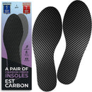 Carbon Fiber Insoles - 2 Pcs, Men 9, Women 9.5 - Shoe Inserts — 1