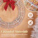 Karl home 24 in Pre-Lit Outdoor Christmas Wreath, 84 LED Lights, White/Red — 5