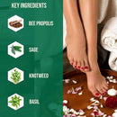 Hey Honey Walk the Walk Propolis Foot & Heel Cream for Dry, Cracked Feet | 72-Hour Hydration, Callus Remover & Odor-Fighting Moisturizer with Honey & Urea | 5 oz — 6