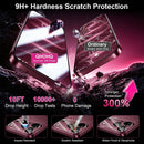 QHOHQ for iPhone 18 Pro Max Screen Protector, 9H+ Tempered Glass, 3+3 Pack — 3