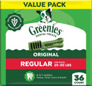 Brand Greenies Regular Dental Dog Treats, Original Chicken Flavor, 36 Count