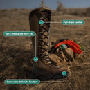 Danner mens Sharptail Snake Boot Side Zip - Brown — 6