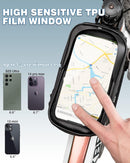 ROCKBROS Bike/Bicycle Phone Front Frame Bag, Waterproof, Tube Cycling Pouch — 3