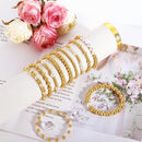 Funtopia 2500Pcs Spacer Beads for Jewelry Making, Gold Beads for Bracelets — 5