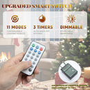 YITAHOME Prelit Pre-Decorated Christmas Tree 6FT with Remote — 7