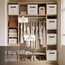 DECOMOMO Storage Bins, Cube Storage Bin with Labels — 4