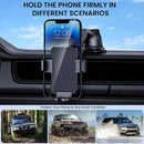 GUWEZ Phone Holders for Your Car [Military Grade Suction Ultra Strong Base] Cell Phone Car Holder 3 in 1 Dashboard Accents/Windshield/Air Vent Hands-Free for Video Installation Kit iPhone Android | Model-A photo 4