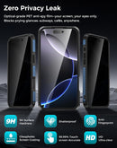 Goton 3 in 1 for iPhone 16 Pro Max Case with Privacy Screen Protector Blue — 5