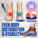 Akusoli Work Boot Insoles for Men L/XL - All Day Comfort - S/M - W 5–10 / M 5.5–8 — 3