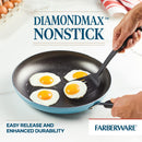Farberware Cookstart Aluminum DiamondMax Nonstick Frying Pan, Large Skillet,…