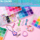5 Boxes Pony Beads Bracelet Kit, UV Color-Changing & Glow Kandi Beads — 7
