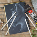 MARKART Professional White Charcoal Pencils Set, 5 Pieces — 5