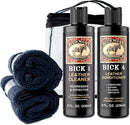 Leather Care Kit, Bick 1 Leather Cleaner, Bick 4 Conditioner, 2 Cloths — 1