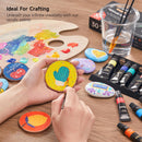 Shuttle Art Acrylic Paint Set, 30 x12ml Tubes Artist Quality Non Toxic Rich Pigments Colors Great for Kids Adults Professional Painting on Rocks Canvas Wood Clay Fabric Ceramic Crafts | 30 Colors | 0.4 Fl Oz (Pack of 30) — 6