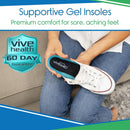 ViveSole Gel Insoles for Men & Women - Shoe Inserts for Walking & Standing - S / M — 2