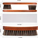 Unekez 4-Piece Horsehair Shoe Brush Shine Kit, Shoe Polish Kit, Leather Shoes Boot Cleaning Brush Care Clean Dauber Applicators — 2