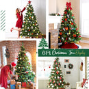 6ft Artificial Christmas Tree, Xmas Tree with 1,000 Branch Tips, Arbol de Navidad with Fold-Able Base Stand, Premium North Valley Spruce for Home, Office, Shop Decoration — 6
