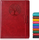 Biuwory B5 Leather Journal Notebook, 256 Lined Pages, Hardcover 7.8"×10.2" | Wine red | Lined-256 Pages (7.8"×10.2") — 1