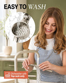 Zulay Kitchen Premium Garlic Press Set - Rust Proof Professional Garlic Mincer Tool - Easy-Squeeze, Easy-Clean with… — 6