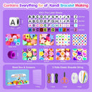Redtwo 7 Boxes 5000 Pcs Pony Beads Kit, 144 Colors 6x9mm Kandi Beads for Friendship Jewelry Bracelet Making Kit,… — 3