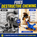 Dog Chew Toy for Aggressive Chewers - Tough Nylon Dog Toy for Small & Medium…