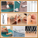 Jupean Leather Working Tools: Leather Tools for Leathers Working Kit | 70 Pcs — 5