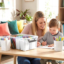 Citylife 17QT Craft Organizers and Storage bins with Lids, Marker Organizer — 8