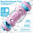 PETSTA 2 Pack Dog Puzzle Toys, Adjustable Treat Dispensing Slow Feeder Toy, Interactive Dog Enrichment Toy for Brain Stimulation and Boredom Relief — 6