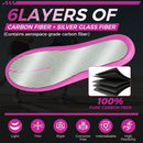 Carbon Fiber Sports Insoles, Arch Support & Heel Cup Design for Men&Women, Boost Performance in Basketball, Tennis, Badminton, Running & Daily Walking, Enhance Stability (7 Men / 8.5 Women) — 4