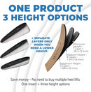 BloomLab Adjustable Heel Lift Inserts, Leg Length Discrepancy - Men & Women — 5