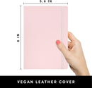 PAPERAGE Lined Journal Notebook, Hardcover Journal for Women & Men, 160 Pages, (5.6 in x 8 in), College Ruled Journaling Notebook for Work, School Supplies & Note Taking, (Blush) | A. Lined — 2
