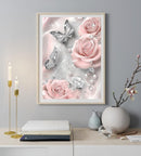 5D Diamond Painting Kits for Adults, Butterfly Rose Flower Diamond Art Kits | KM53-1 — 3