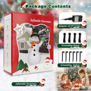 10 FT Christmas Inflatables Snowman Outdoor Yard Decorations, Giant Blow Up Snowman, Built-in Bright LED Lights, Huge Xmas Blowups Snow Man Outside Holiday Decor for Garden Patio Porch Lawn Home Party — 6