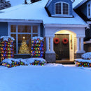 BlcTec Christmas Net Lights, 360 LED 9.8ft x 6.6ft Outdoor Christmas Lights with 8 Modes, UL Certified, Timer, Connectable, Waterproof for Bushes, Trees, Shrubs Yard Outdoor Xmas Decor, Multicolor — 2