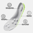 4D Pickleball Insoles for Men & Women - Soleflex Bwoost Memory Foam Soles Cloud Shoe Inserts - Trim to Fit Steppers Insoles for Foot Pain Fatigue Relief (Green, L) - S: Women 5-9 — 3