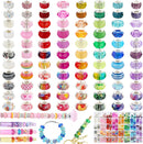 240 Pcs Large Hole Beads for Bracelets, Spacer Bead for Jewelry Making — 1